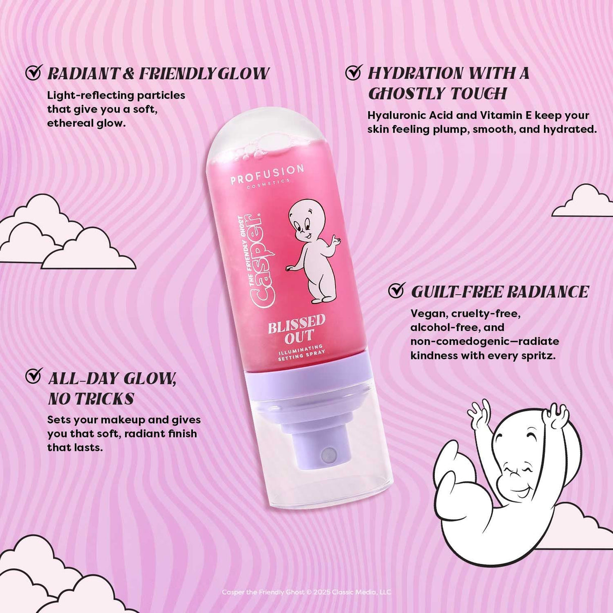Blissed Out Illuminating Setting Spray from Profusion Cosmetics
