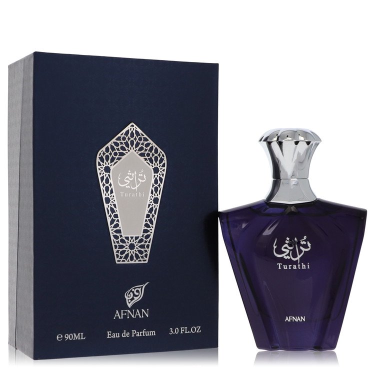 Afnan Turathi Blue by Afnan Eau De Parfum Spray 3 oz for Men from Avera Group