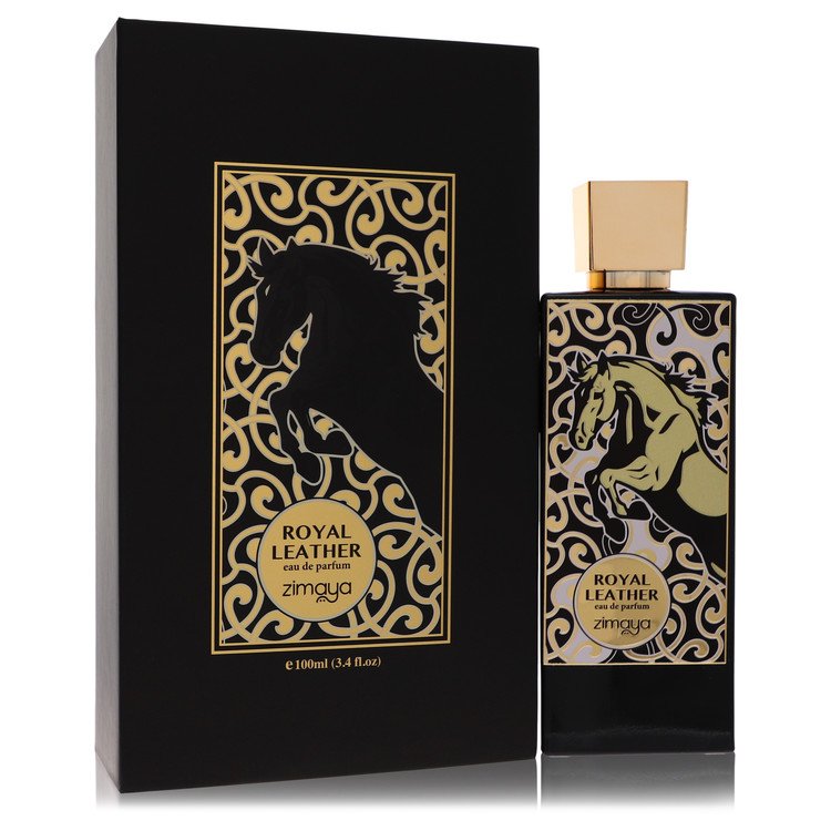 Afnan Zimaya Royal Leather by Afnan Eau De Parfum Spray (Unisex) 3.4 oz for Men from Avera Group