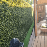 Natural Artificial Boxwood Wall 40" x 40" 11SQ FT Commercial Grade UV Resistant from Designer Plants USA