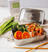 Stainless Steel Lunch Box, 3 Compartment Leak Proof, 50 Oz from ecozoi