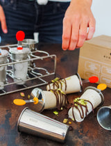 Stainless Steel Popsicle Molds, Round with Stainless Steel Sticks from ecozoi