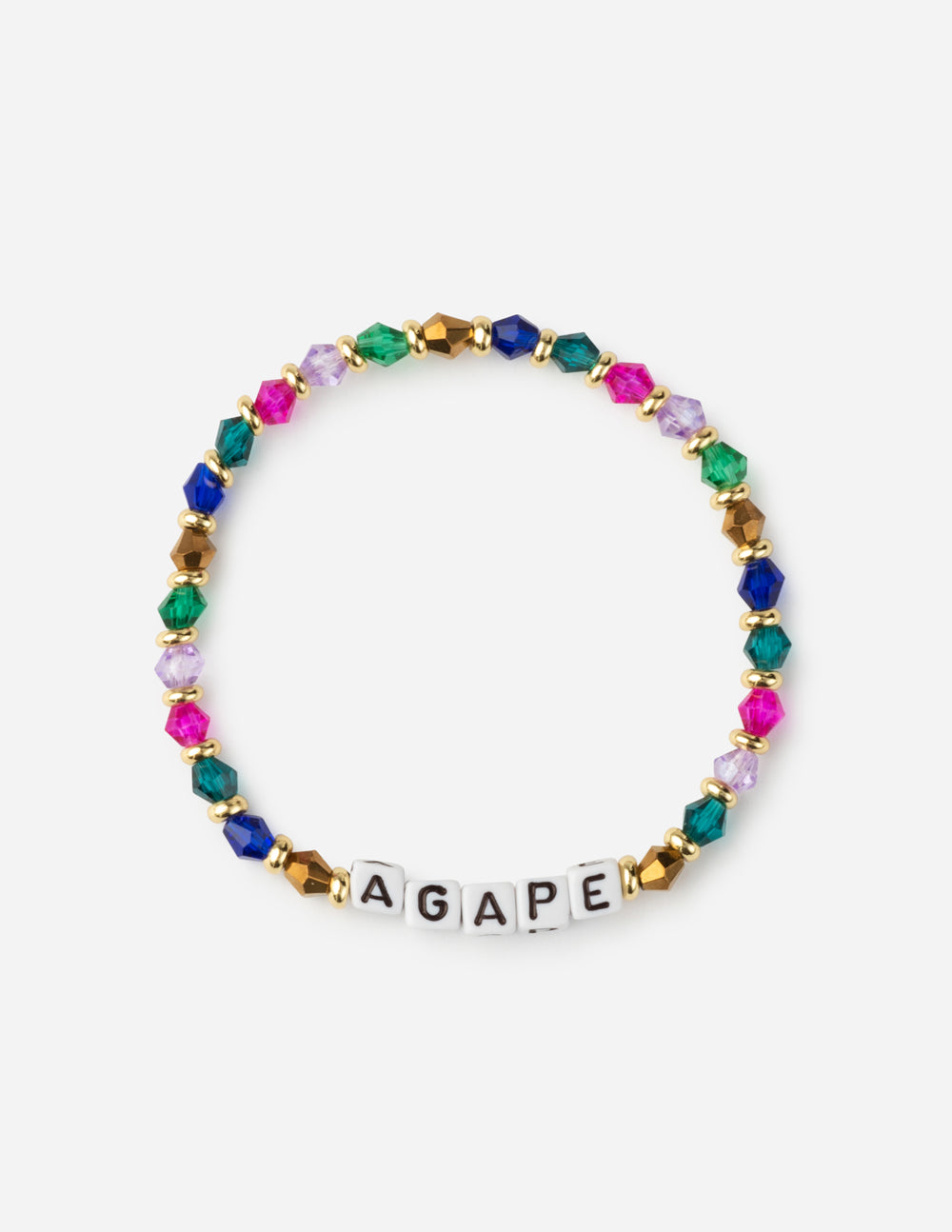Agape Letter Bracelet from Elevated Faith