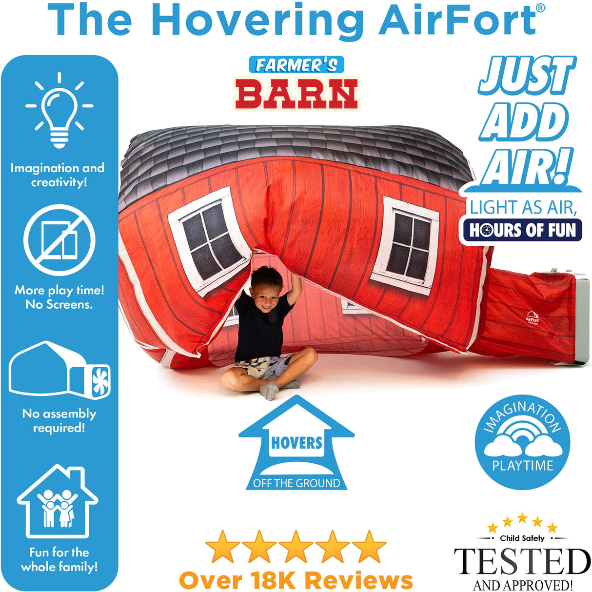 Farmers Barn + FREE AirFort Buddy Chicken Pillow (While Supplies Last!) from AirFort.com