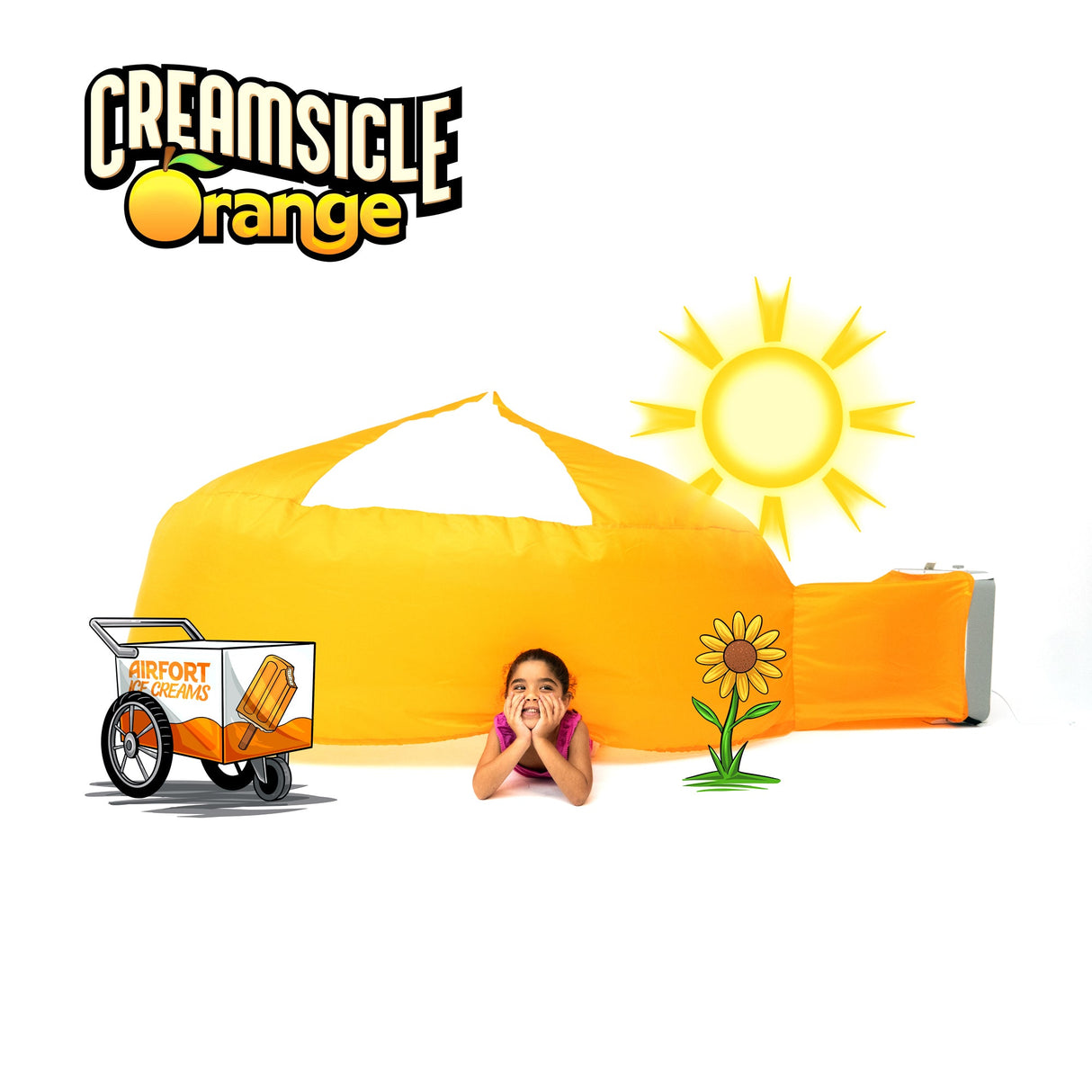 The Original AirFort - Creamsicle Orange from AirFort.com