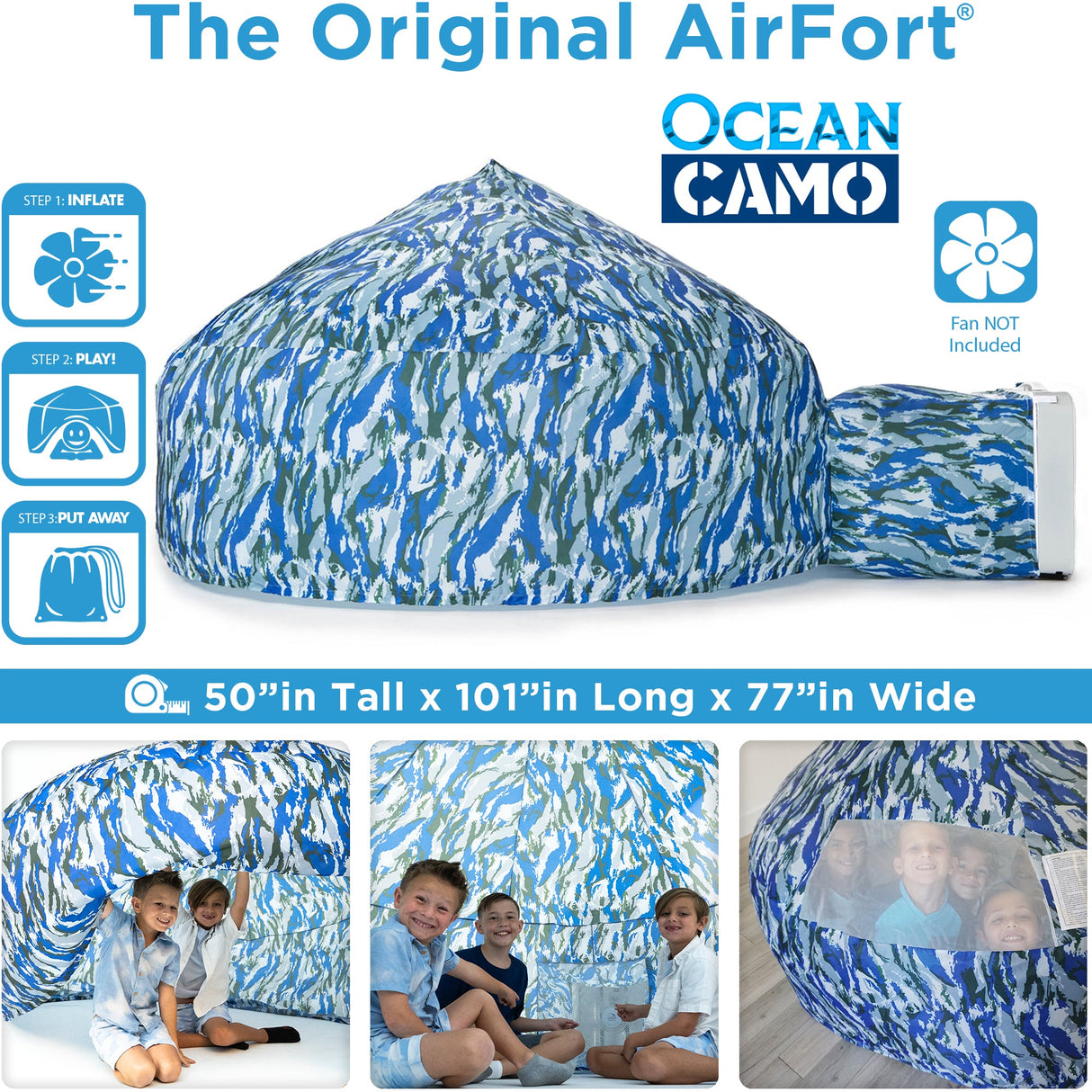 The Original AirFort - Ocean Camo from AirFort.com
