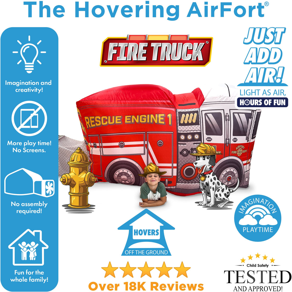 The Original AirFort - Firetruck from AirFort.com