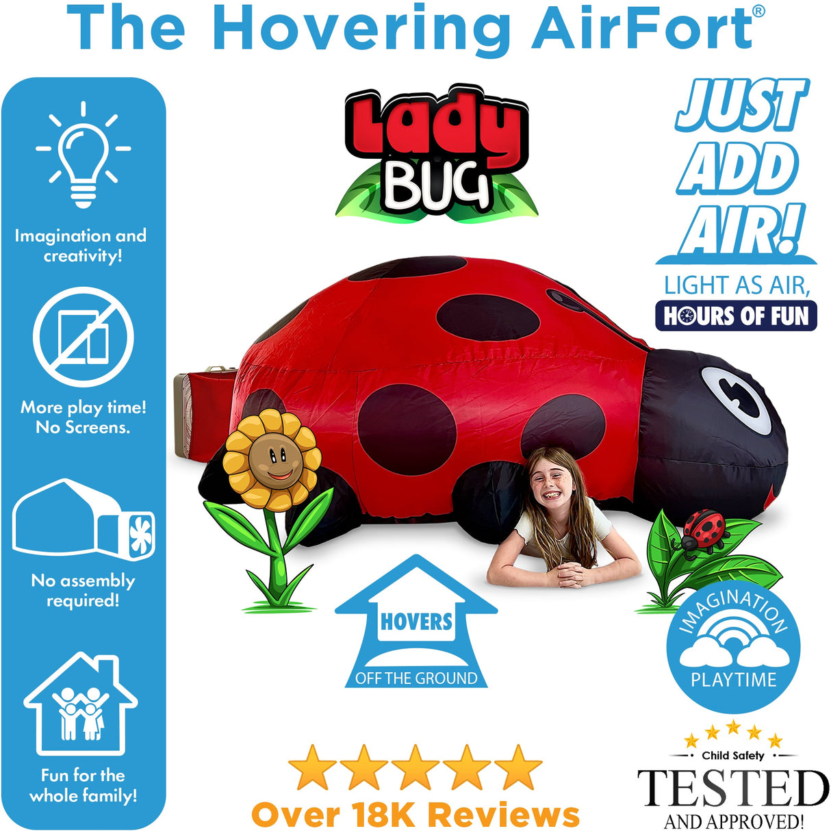 The Original AirFort - Ladybug from AirFort.com