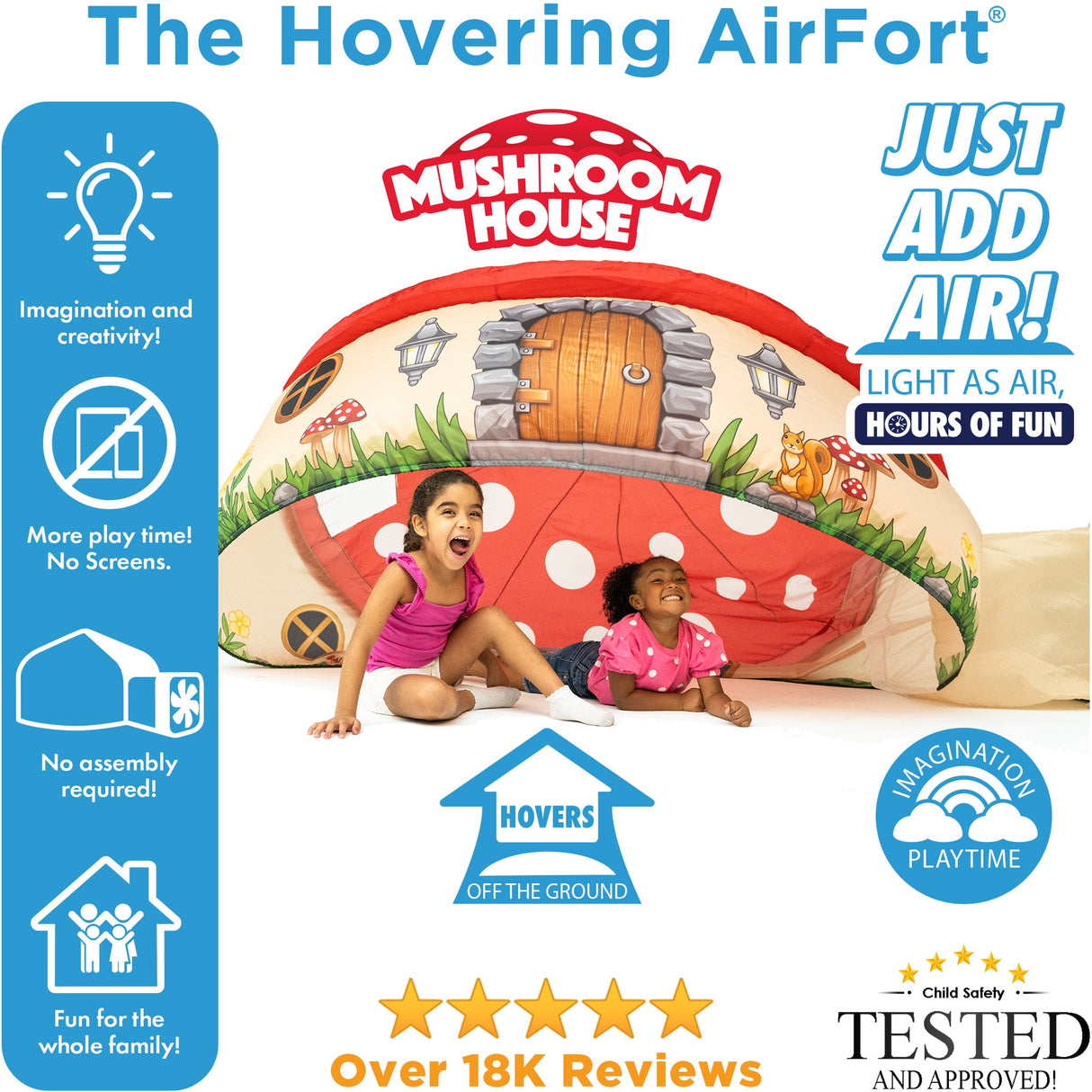 The Original AirFort - Mushroom House from AirFort.com