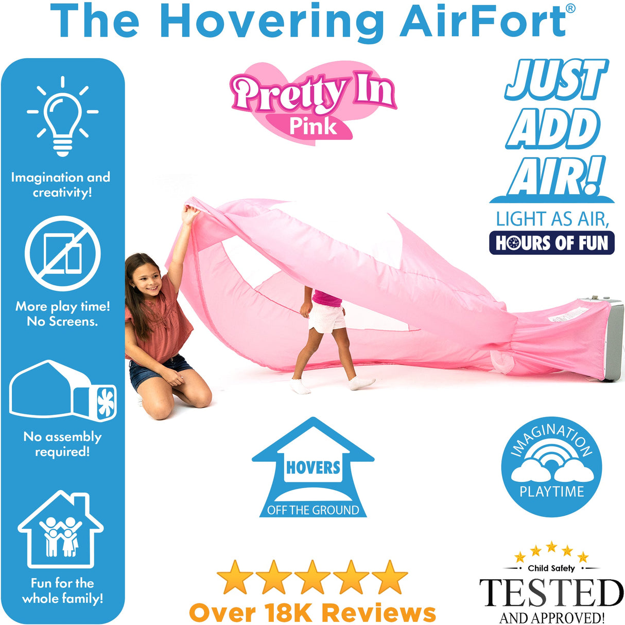 The Original AirFort - Pretty In Pink from AirFort.com