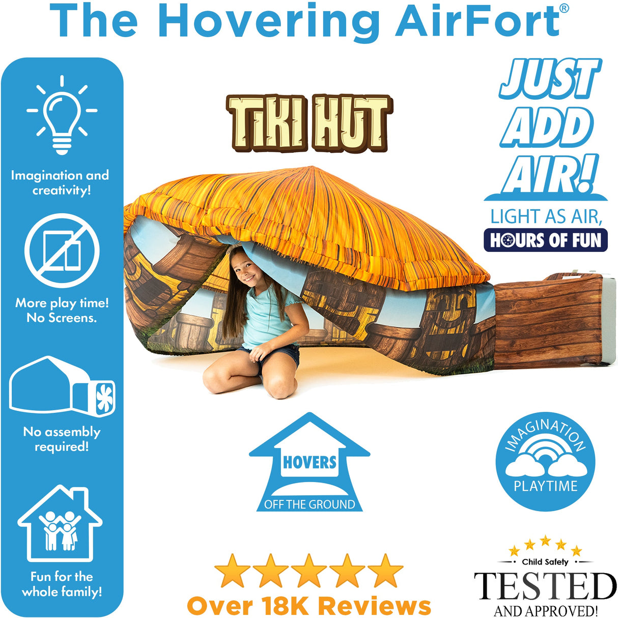 The Original AirFort - Tiki Hut from AirFort.com