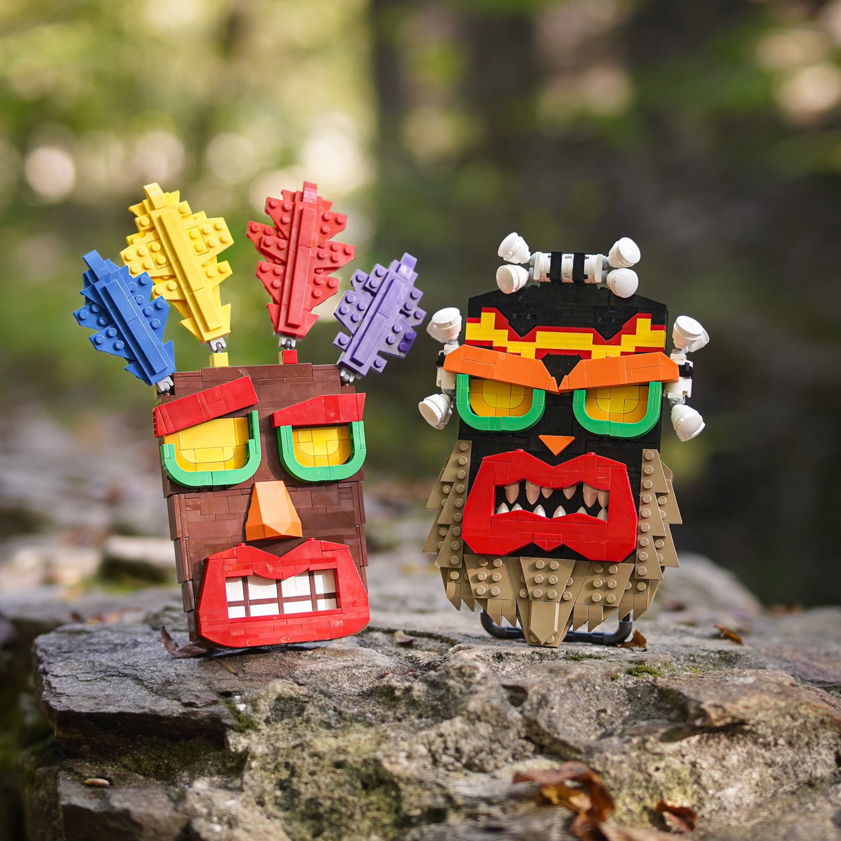 Life-Sized Aku Aku Mask from Bricker Builds