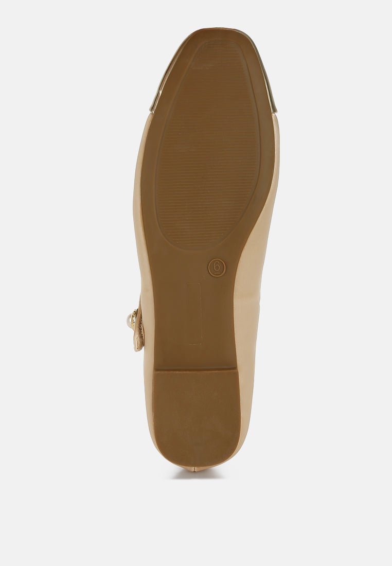Albi Patent Toe Cap Satin Mary  from London Rag International
