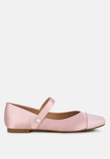 Albi Patent Toe Cap Satin Mary  from London Rag International