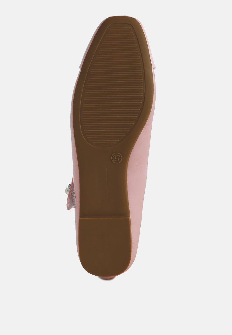 Albi Patent Toe Cap Satin Mary  from London Rag International