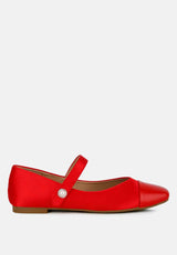 Albi Patent Toe Cap Satin Mary  from London Rag International