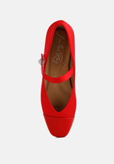 Albi Patent Toe Cap Satin Mary  from London Rag International