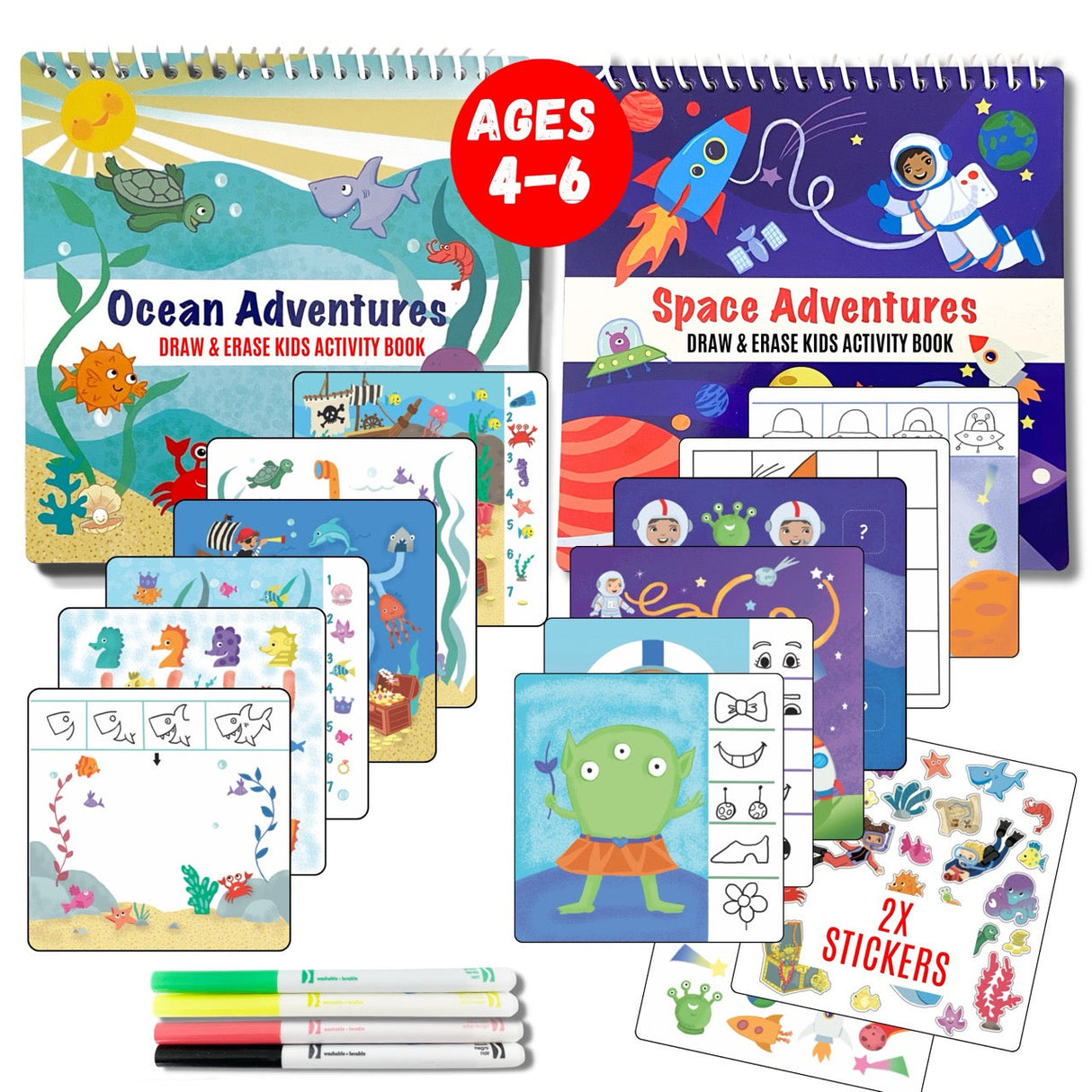 Totebook Kids Dry Erase Travel Activity Book from UnbuckleMe®