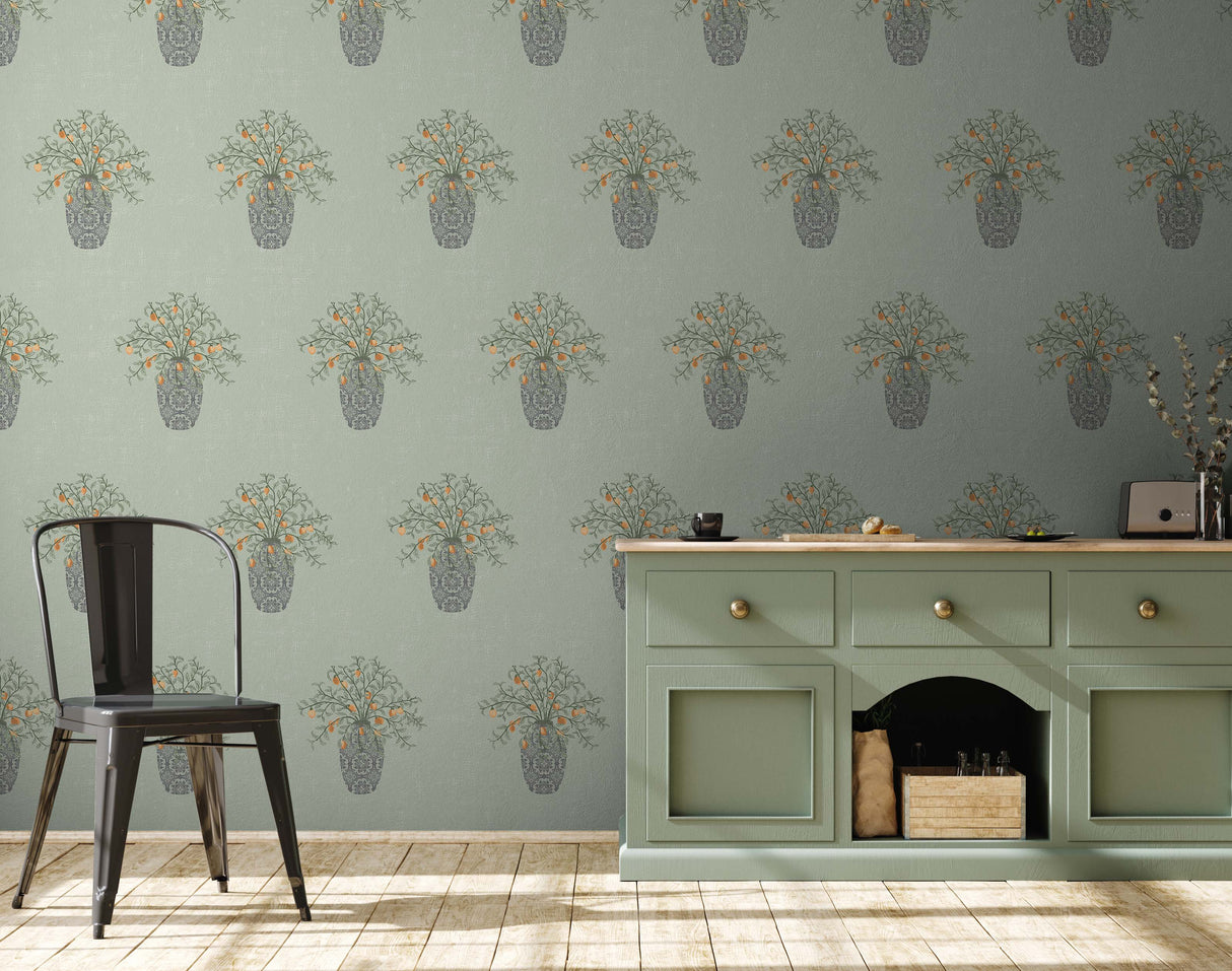 Alessa Wallpaper by The Bright Leaf Design from Loomwell Home Goods
