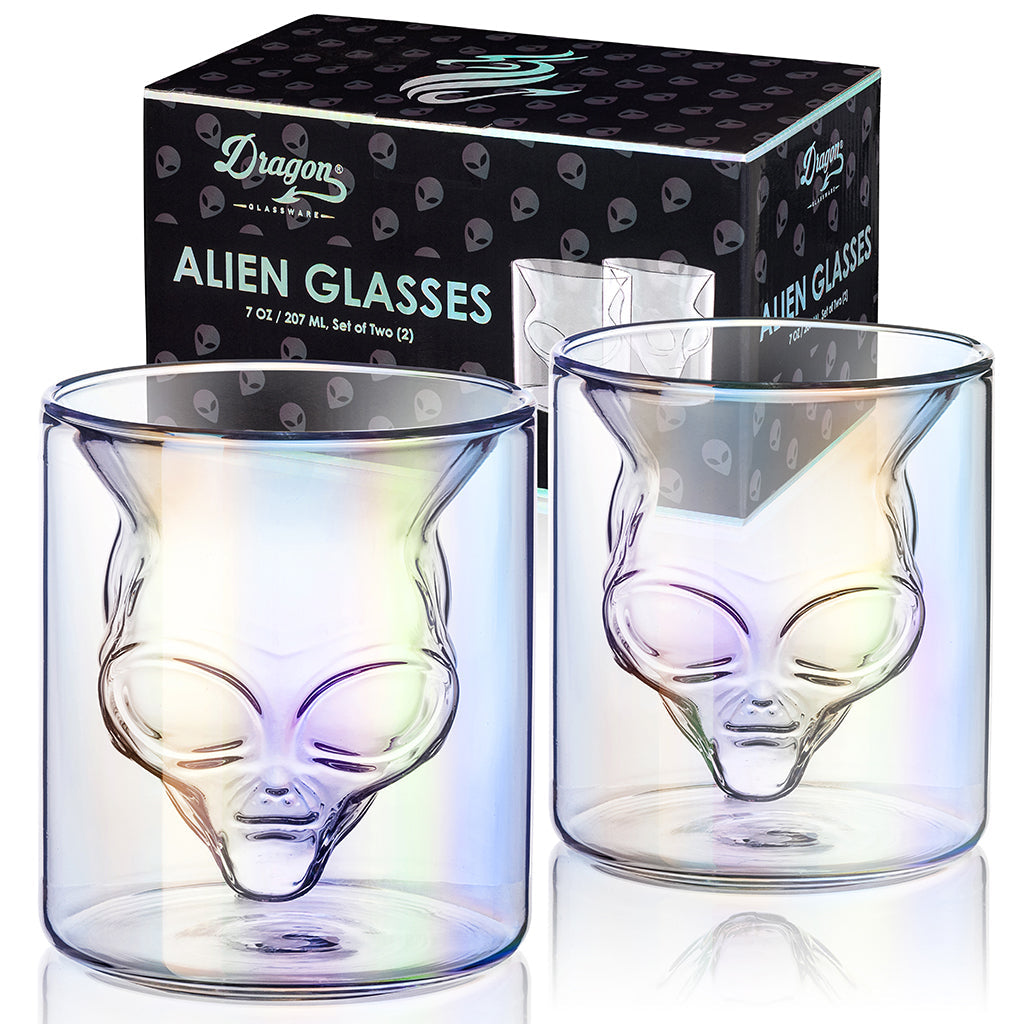 Area 51 Alien Glasses from DRAGON GLASSWARE