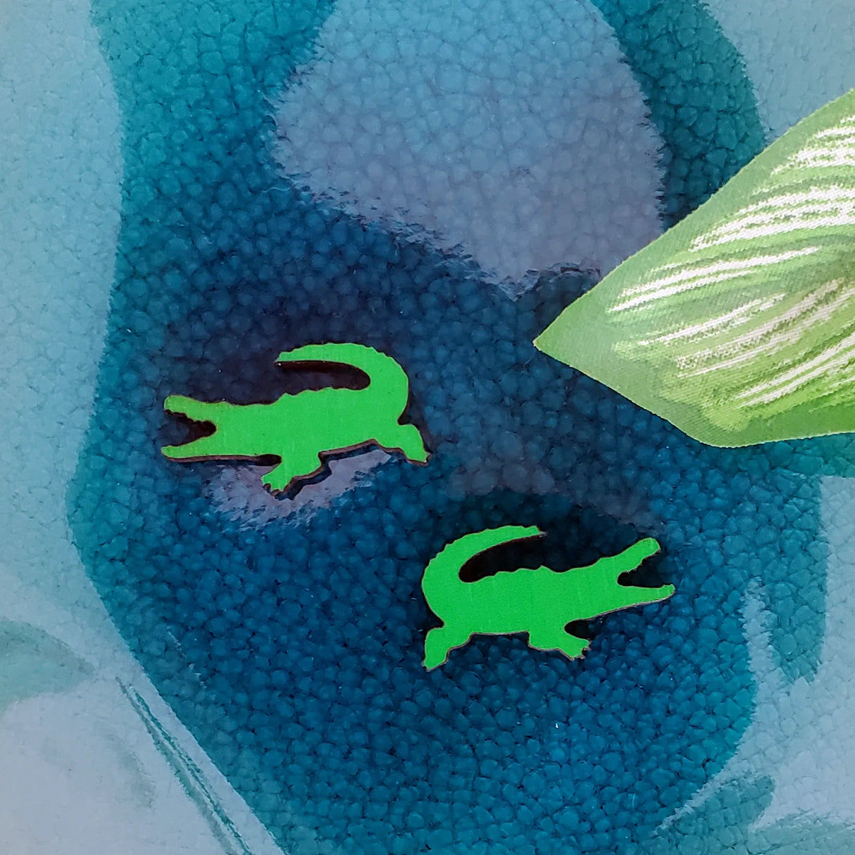 Alligator Studs from LE CHIC MIAMI