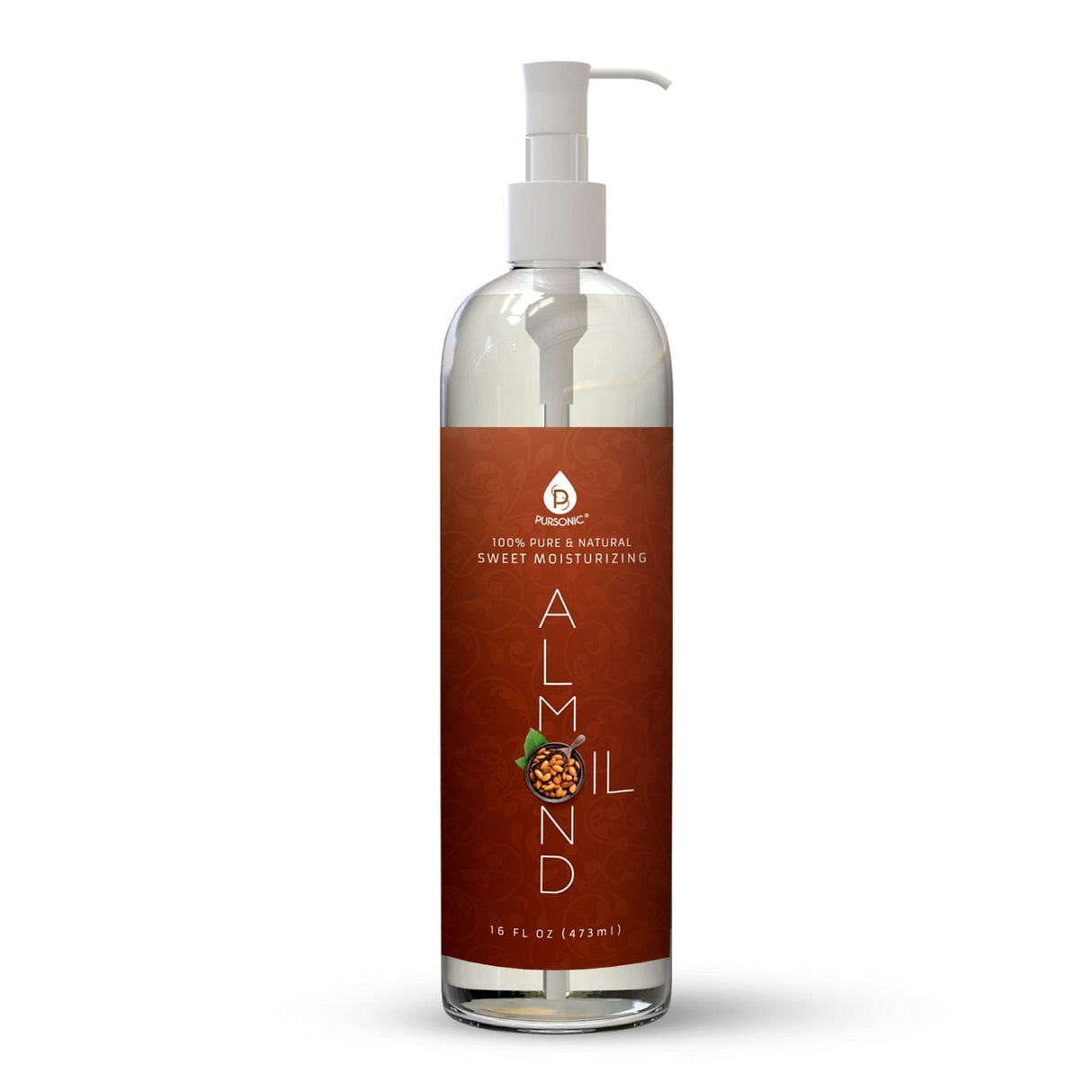 100% Pure & Natural Sweet Almond oil 16 Oz. from Pursonic