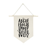 Alphabet Hanging Wall Banner from The Cotton & Canvas Co.