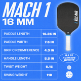 Mach 1 Pickleball Paddle from Volair Pickleball