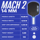 Mach 2 Pickleball Paddle from Volair Pickleball