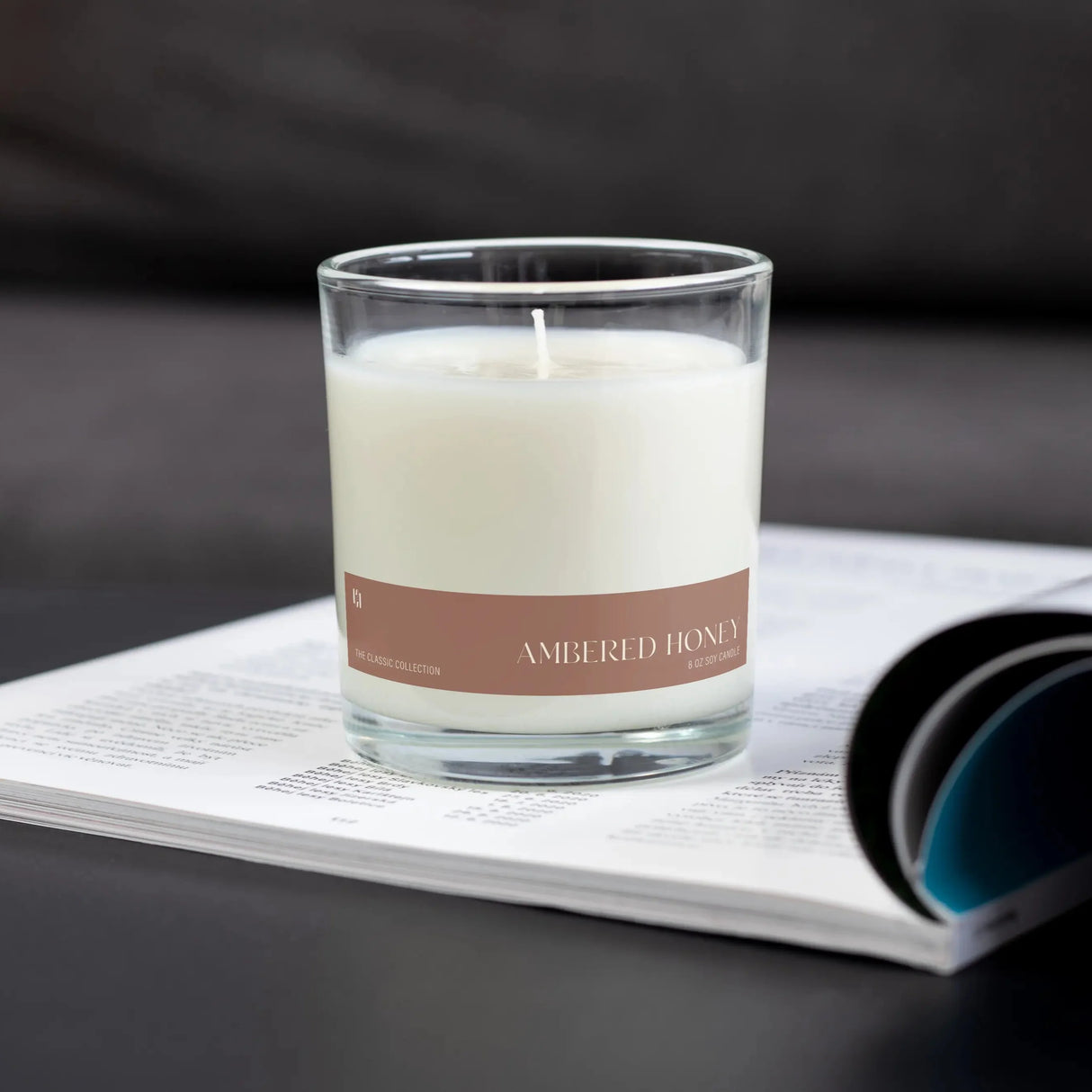 Ambered Honey Candle from Pretty Honest Candles