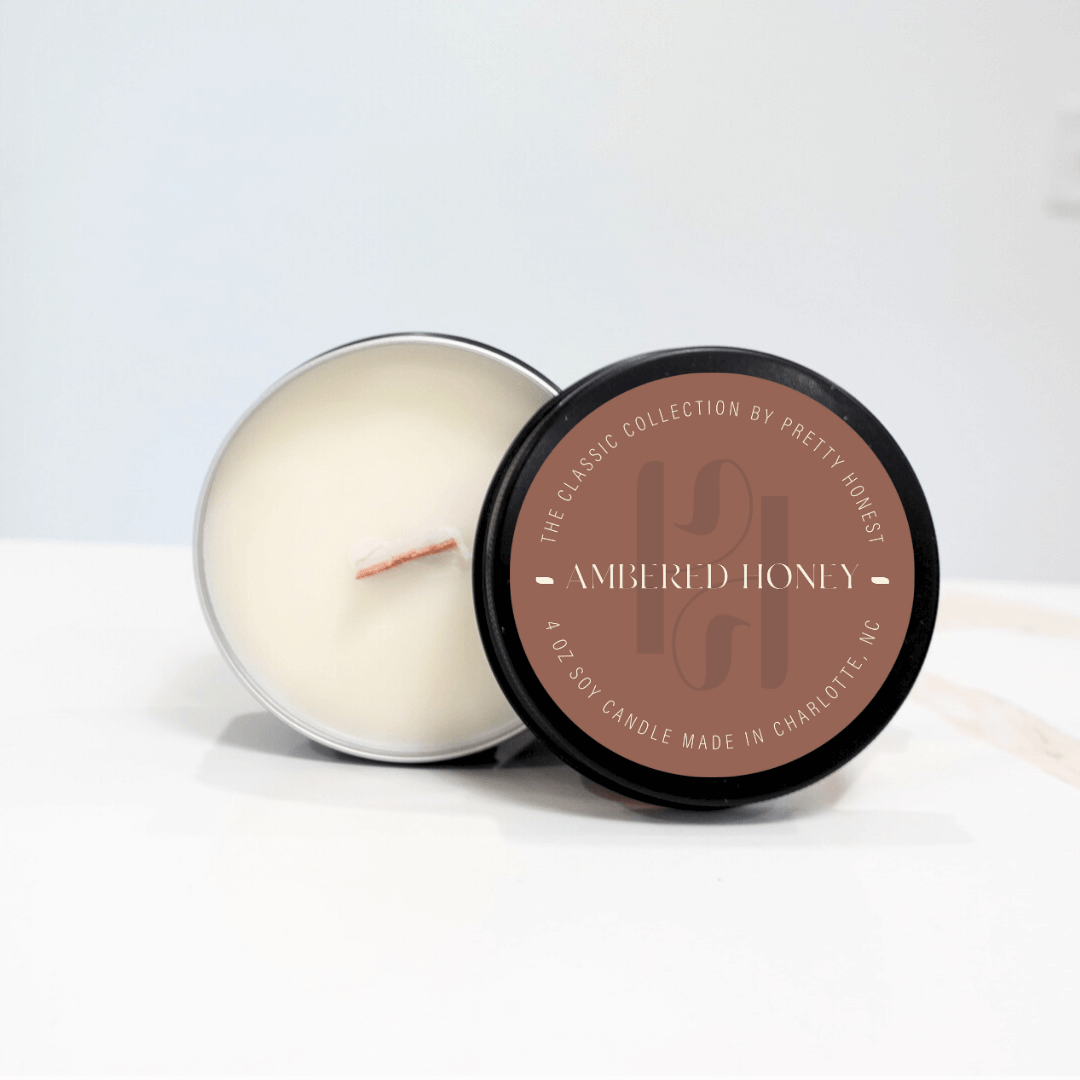 4oz Candle Tins from Pretty Honest Candles