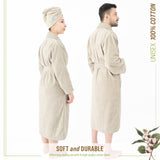 American Soft Linen, 100% Cotton Robes for Women and Men, Soft Lightweight Unisex Couple Turkish Bathrobes Wholesale From American Soft Linen