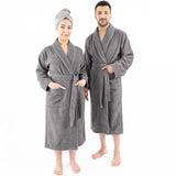 American Soft Linen, 100% Cotton Robes for Women and Men, Soft Lightweight Unisex Couple Turkish Bathrobes Wholesale From American Soft Linen