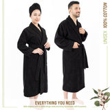 American Soft Linen, 100% Cotton Robes for Women and Men, Soft Lightweight Unisex Couple Turkish Bathrobes Wholesale From American Soft Linen