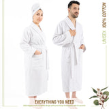 American Soft Linen, 100% Cotton Robes for Women and Men, Soft Lightweight Unisex Couple Turkish Bathrobes Wholesale From American Soft Linen