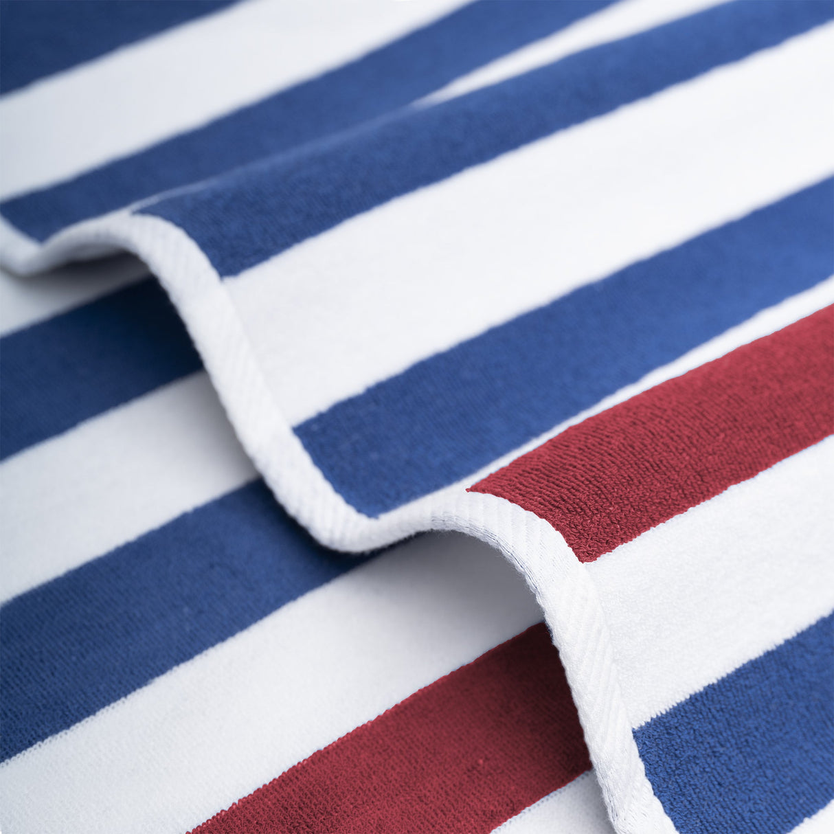 American Soft Linen, Premium Cotton 4 Pack Beach Towels, 30" x 60" Cabana Striped Pool Towels From American Soft Linen