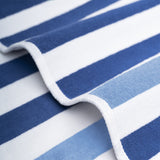 American Soft Linen, Premium Cotton 4 Pack Beach Towels, 30" x 60" Cabana Striped Pool Towels From American Soft Linen