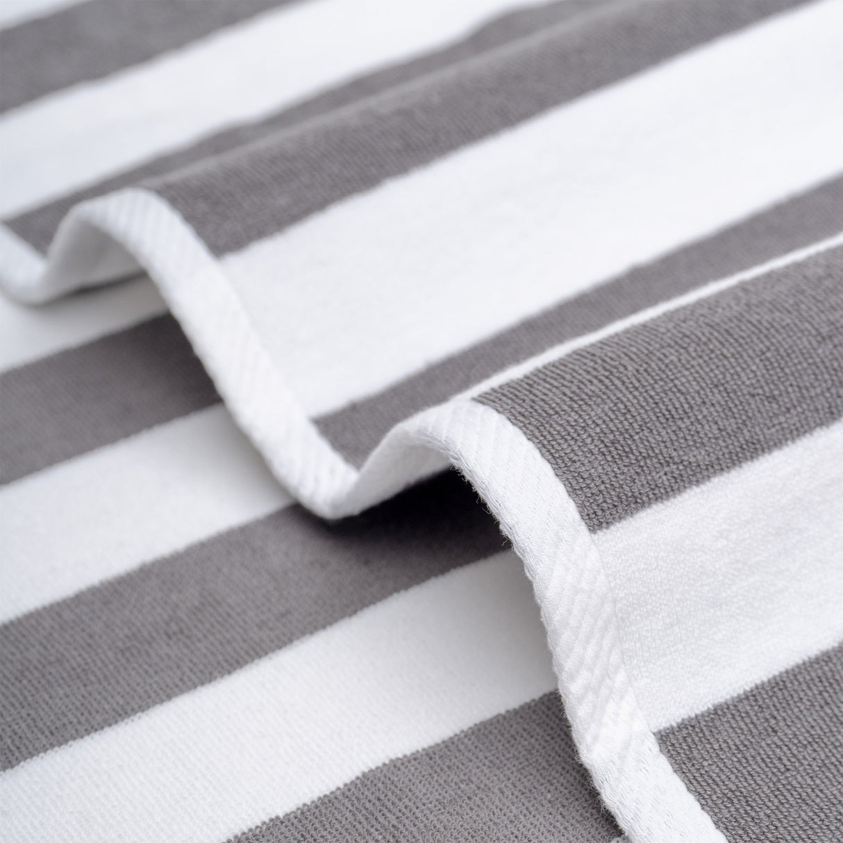 American Soft Linen, Premium Cotton 4 Pack Beach Towels, 30" x 60" Cabana Striped Pool Towels From American Soft Linen