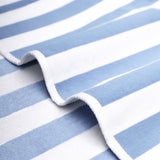 American Soft Linen, Premium Cotton 4 Pack Beach Towels, 30" x 60" Cabana Striped Pool Towels From American Soft Linen
