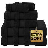 Salem 6 Piece 100% Cotton Luxury Bath Towel Set From American Soft Linen