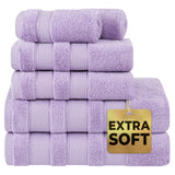 Salem 6 Piece 100% Cotton Luxury Bath Towel Set From American Soft Linen