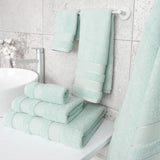 Salem 6 Piece 100% Cotton Luxury Bath Towel Set From American Soft Linen