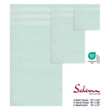Salem 6 Piece 100% Cotton Luxury Bath Towel Set From American Soft Linen