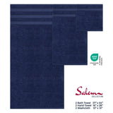 Salem 6 Piece 100% Cotton Luxury Bath Towel Set From American Soft Linen