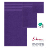 Salem 6 Piece 100% Cotton Luxury Bath Towel Set From American Soft Linen
