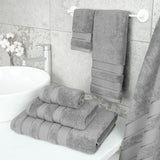 Salem 6 Piece 100% Cotton Luxury Bath Towel Set From American Soft Linen