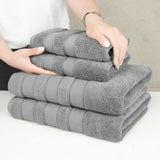 Salem 6 Piece 100% Cotton Luxury Bath Towel Set From American Soft Linen
