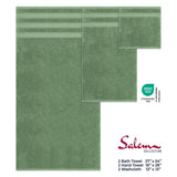 Salem 6 Piece 100% Cotton Luxury Bath Towel Set From American Soft Linen