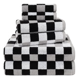 American Soft Linen Wizard Collection 100% Combed Cotton Luxury 6 Piece Towel Set, Yarn Dyed Ultra Soft and Plush 550 GSM Towels for Bathroom From American Soft Linen
