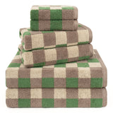 American Soft Linen Wizard Collection 100% Combed Cotton Luxury 6 Piece Towel Set, Yarn Dyed Ultra Soft and Plush 550 GSM Towels for Bathroom From American Soft Linen